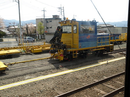 保線車両(身延線の車窓)