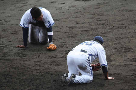 村田、筒香 特守