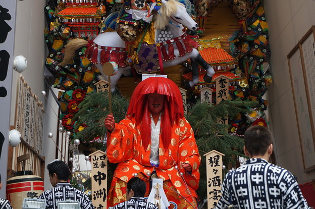 04 2014年 博多祇園山笠 飾り山笠 奮戦本能寺と舁き山 猩々酒宴壽 中洲流 (7)
