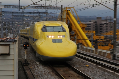 DY こだま検測 三島駅入線～