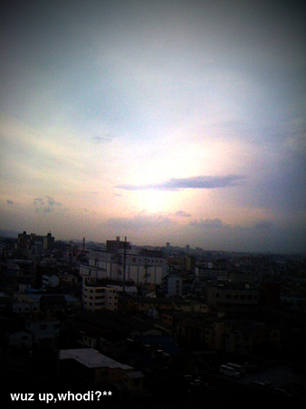2月の朝。