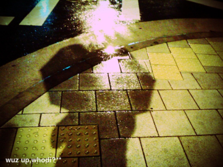 walk in the rain