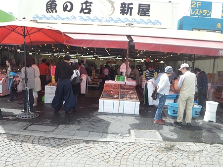 震災後の那珂湊のおさかな市場