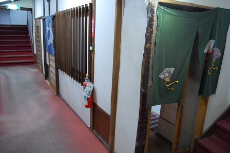 家族風呂の出入り口