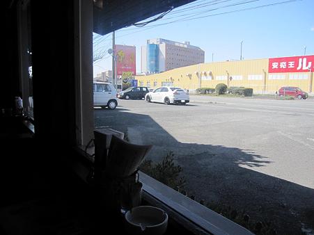 店内からの眺め