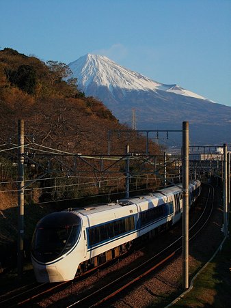371系と富士山